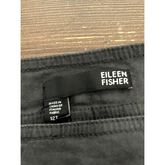 Eileen Fisher 12 Tall Viscose Gray Pant Relaxed Fit Great Condition - Picture 3 of 4